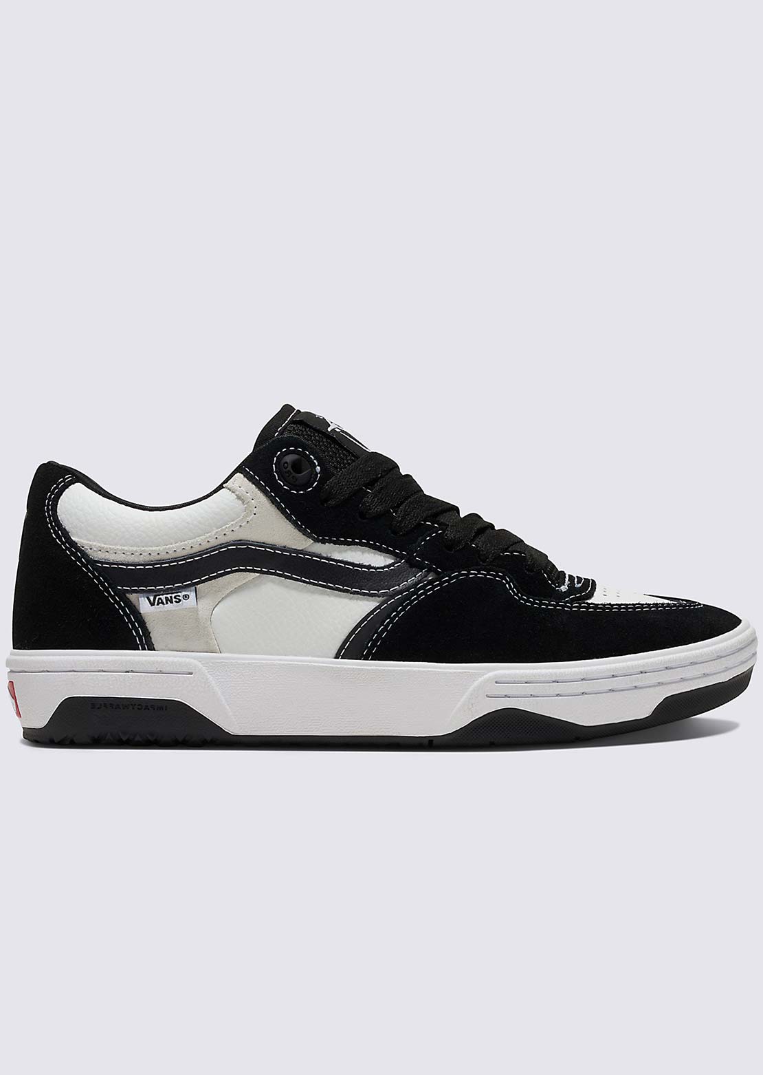 Vans Unisex Rowan 2 Skate Shoes Black/White/Black