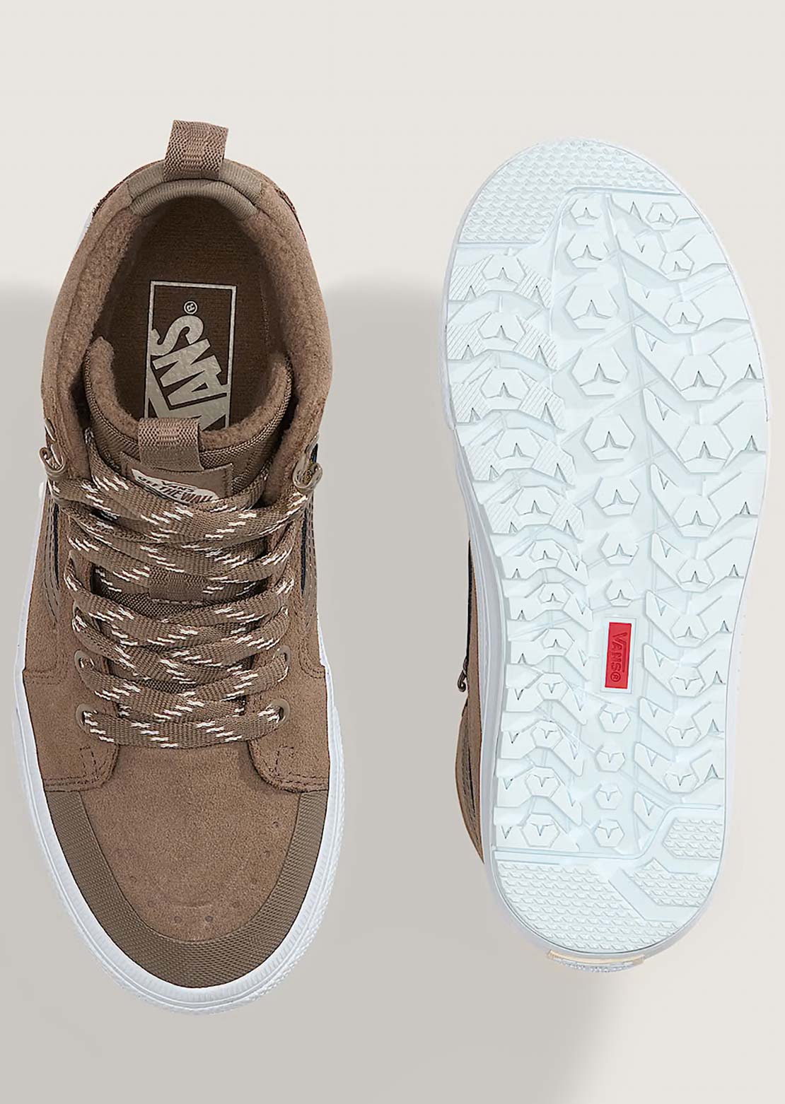 Vans Unisex SK8-Hi Waterproof Insulated MTE Shoes Walnut