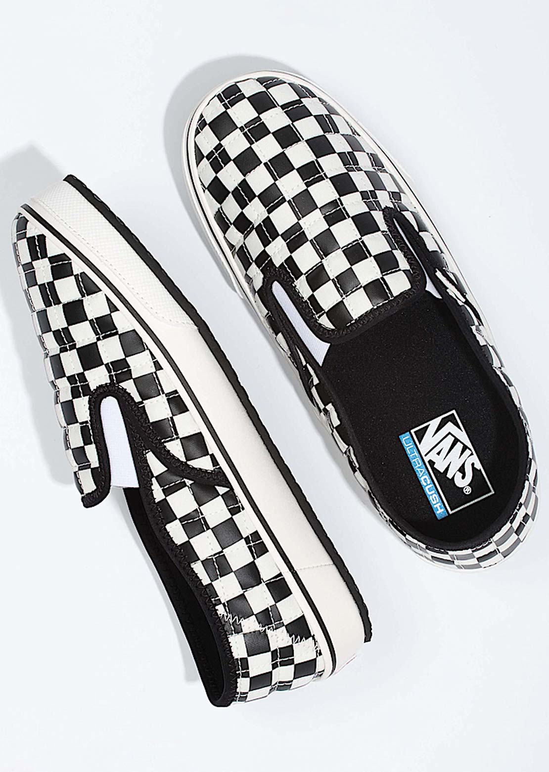 Vans Unisex Slip-Er 2 MTE Slippers (Checkerboard) Black / Classic White
