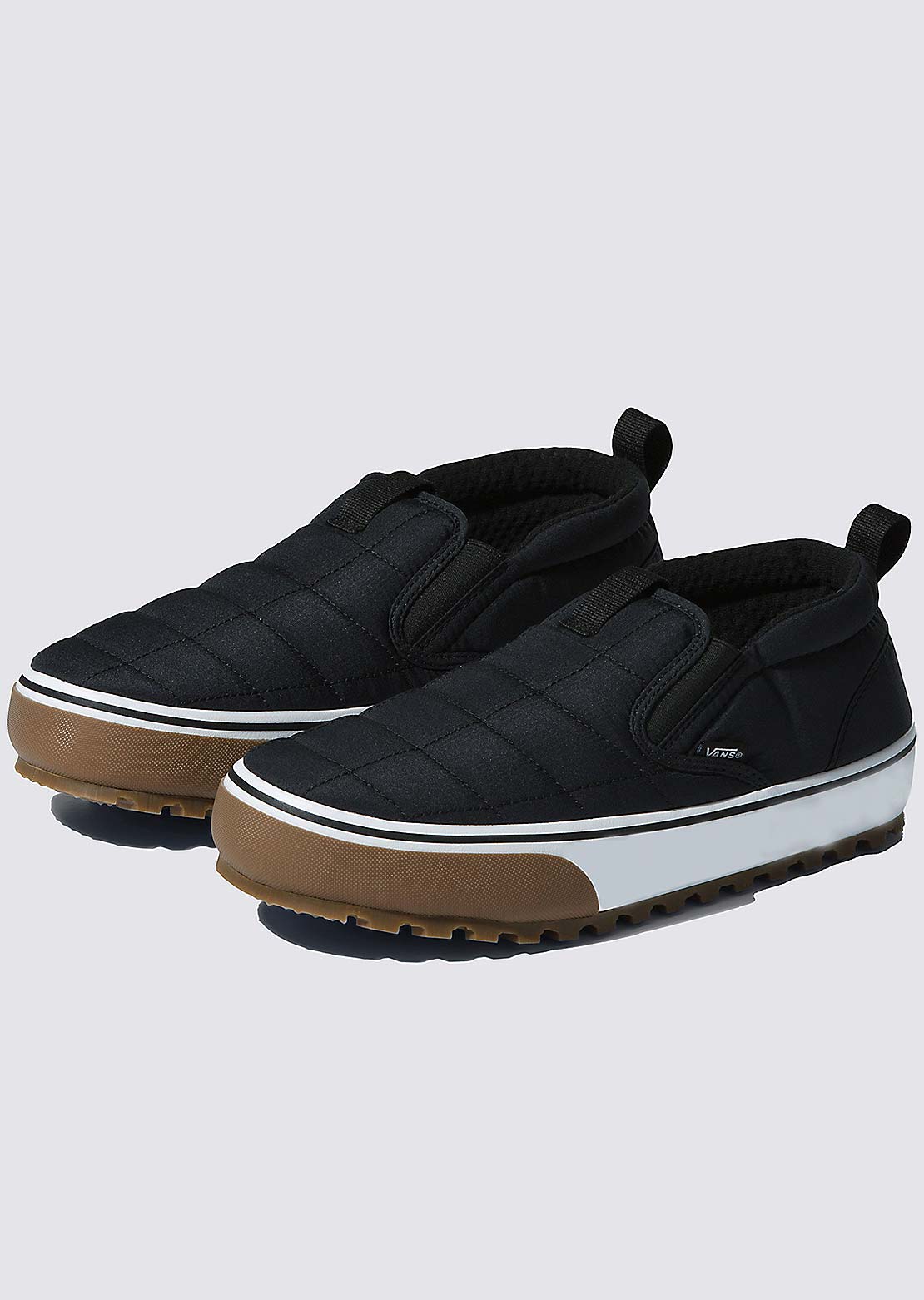 Vans Unisex Snow Lodge Slipper MID MTE Shoes Quilted Black