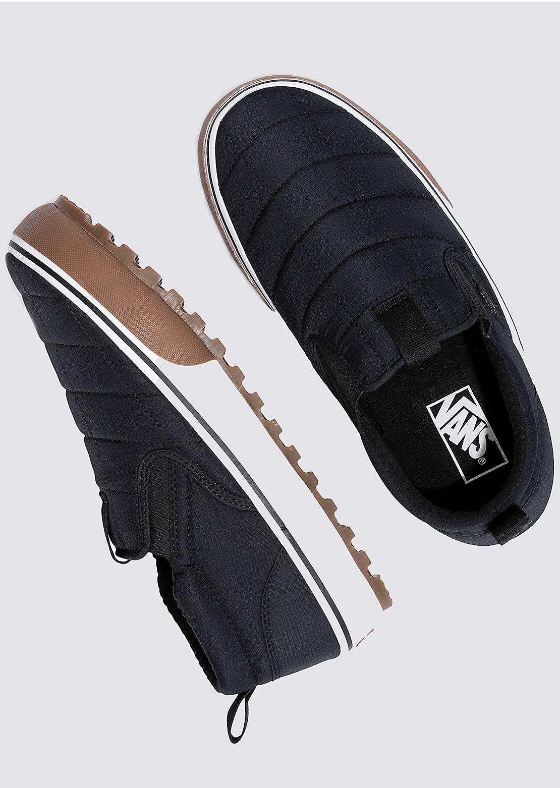 Vans Unisex Snow Lodge Slipper MID MTE Shoes Quilted Black