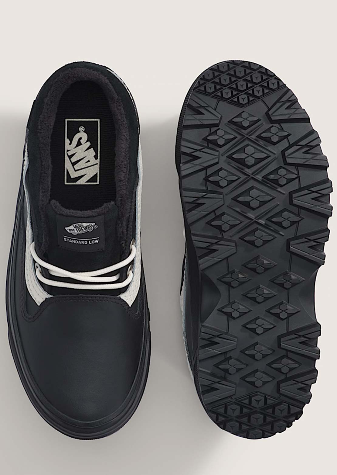 Vans Unisex Standard Low MTE Shoes Black/Turtledove