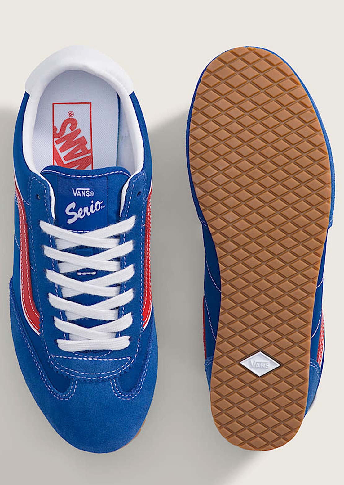 Vans Unisex Super Lowpro Shoes Pop Blue