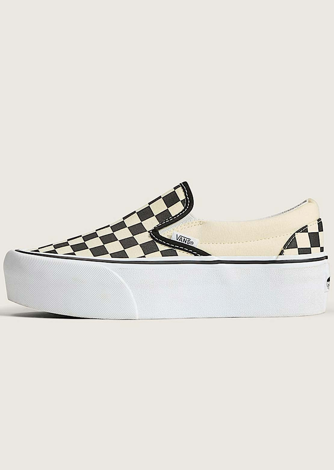 Vans Unisex Classic Slip-On Stackform Shoes Black/White