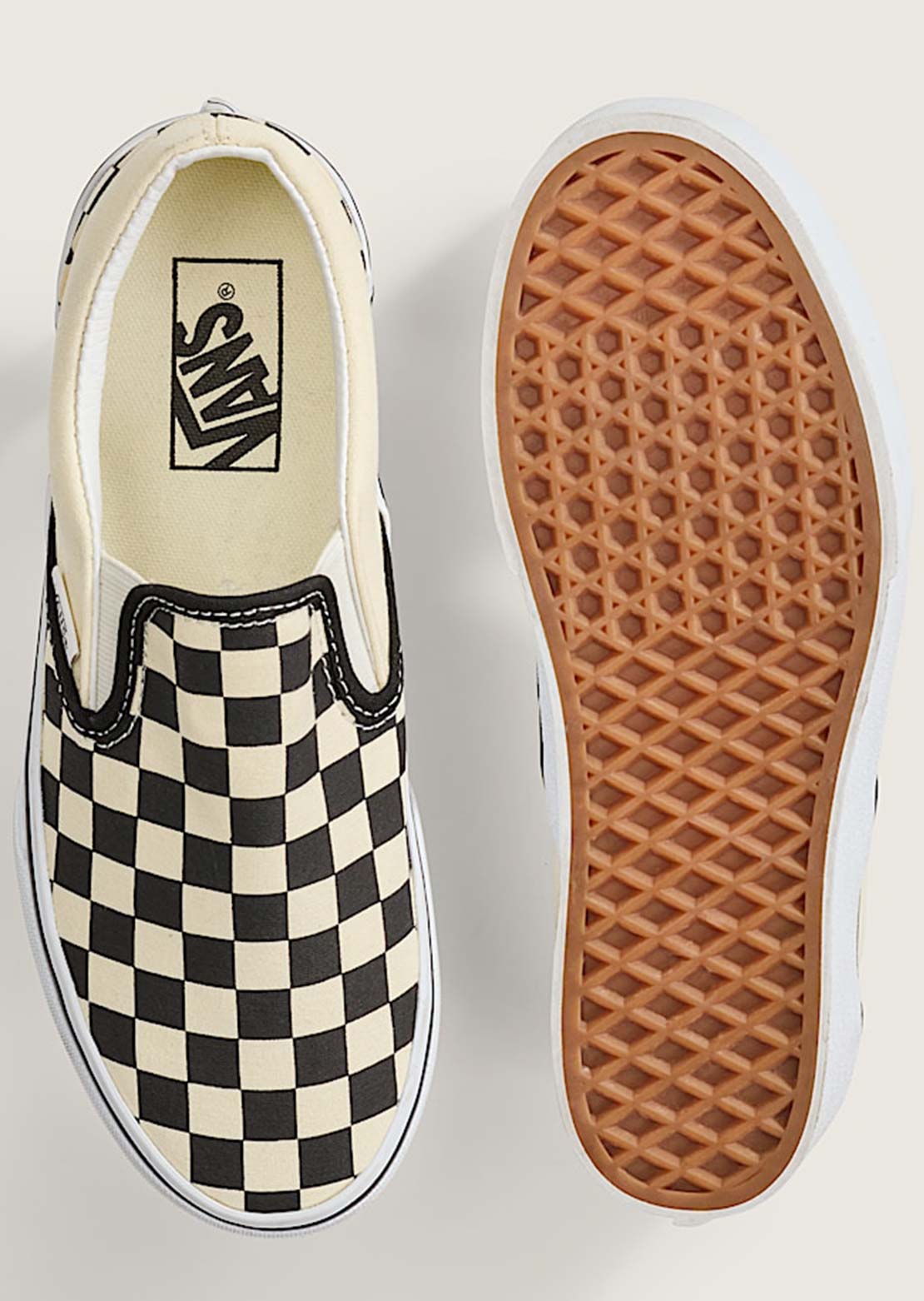 Vans Unisex Classic Slip-On Stackform Shoes Black/White