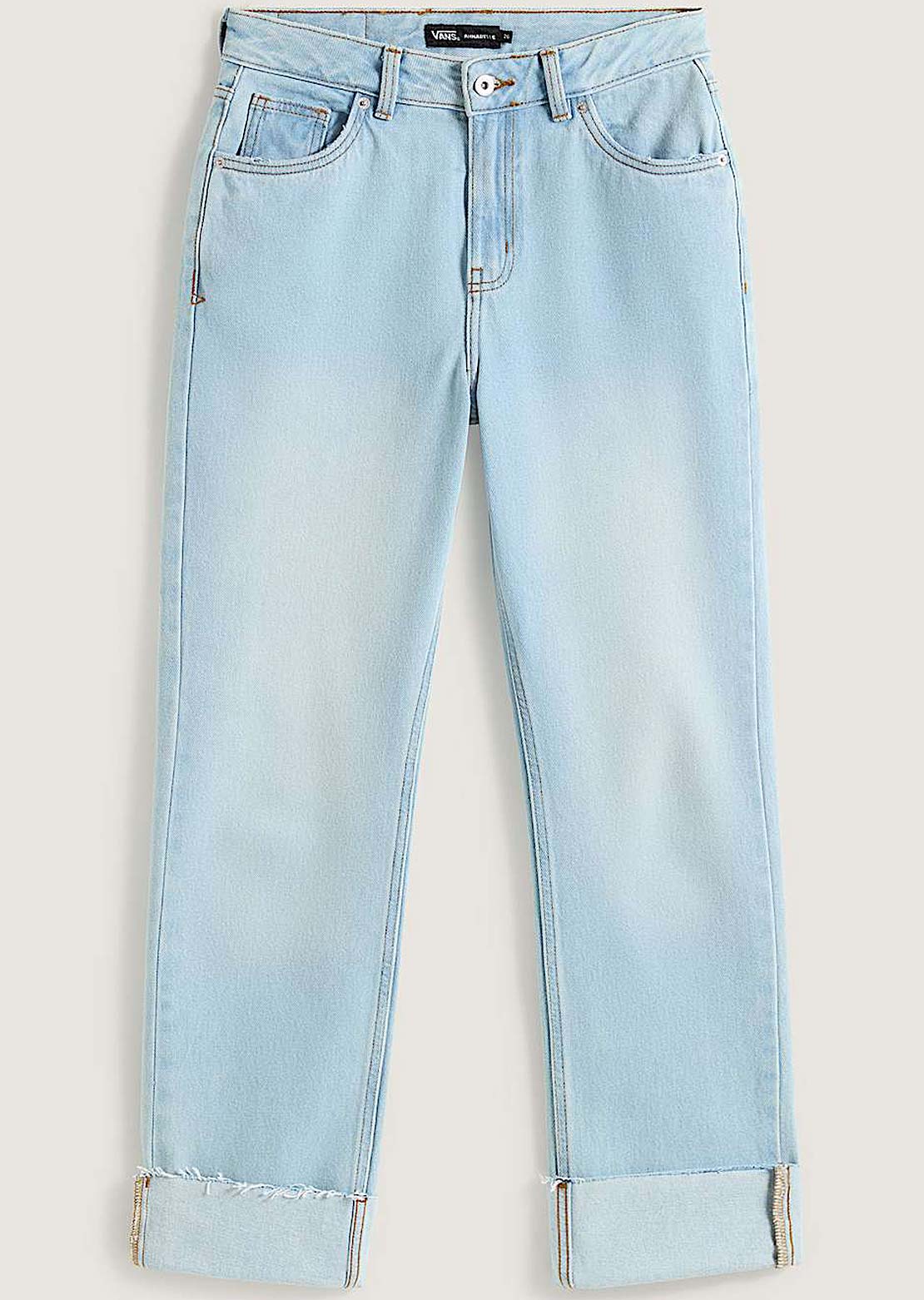 Vans Women's Annabelle Straight Leg Pants Light Stonewash