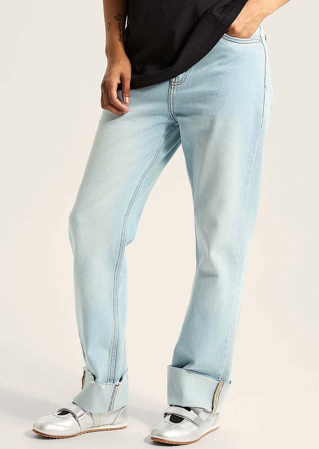 Vans Women's Annabelle Straight Leg Pants Light Stonewash