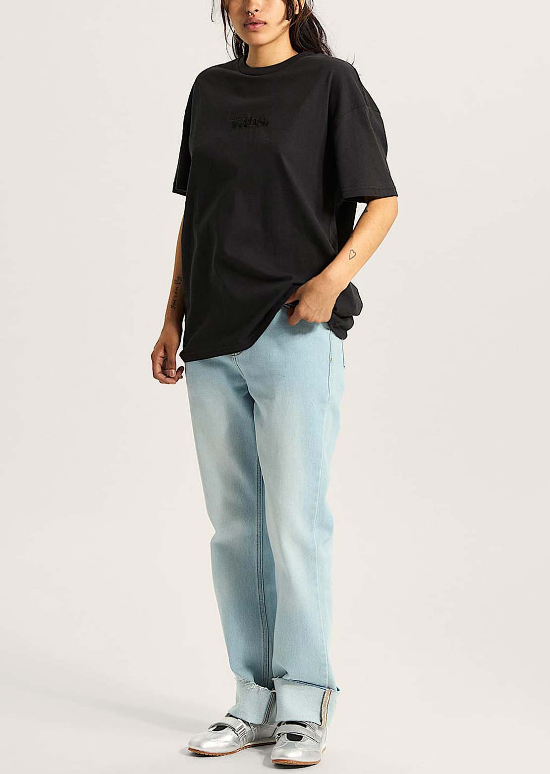 Vans Women's Annabelle Straight Leg Pants Light Stonewash