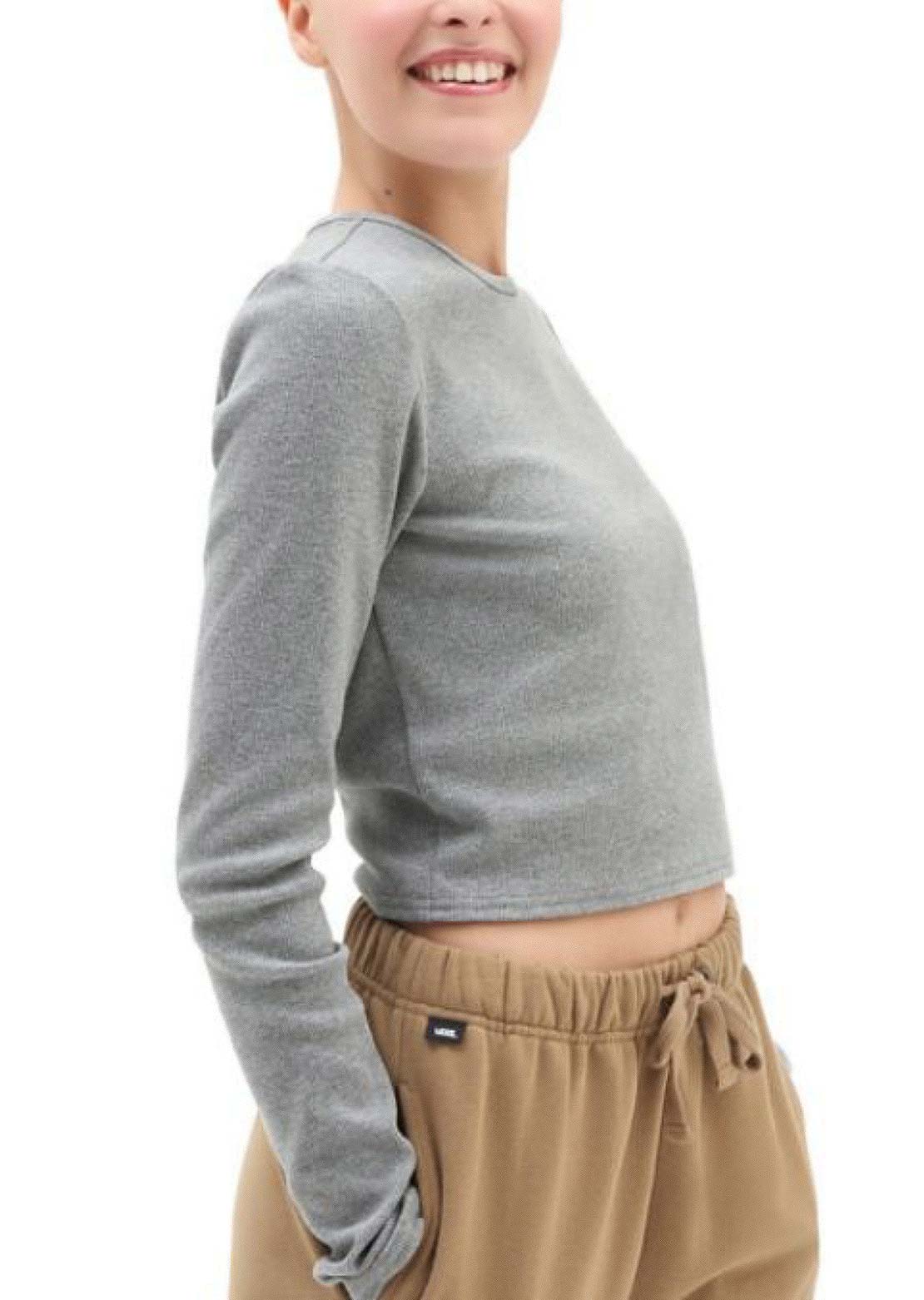 Vans Women&#39;s Armanto Long Sleeve Gray Heather