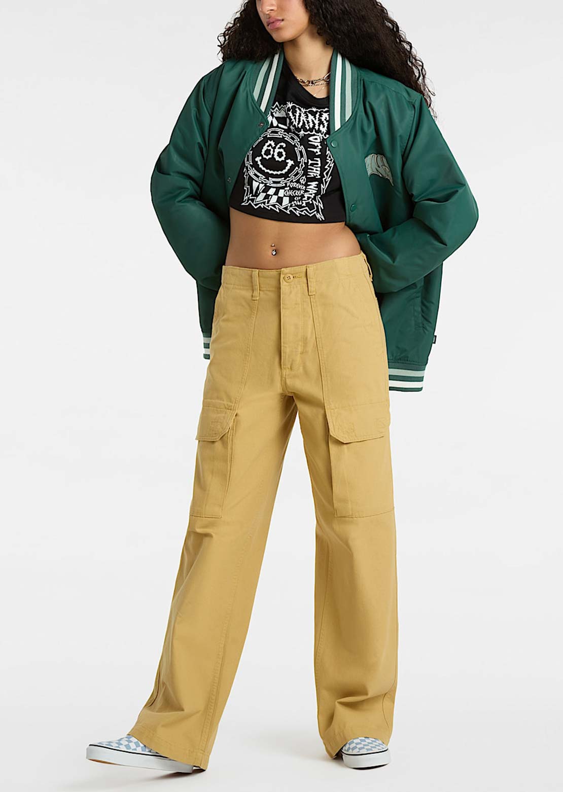 Vans Women's Arroyo Wide Leg Cargo Pant Antelope