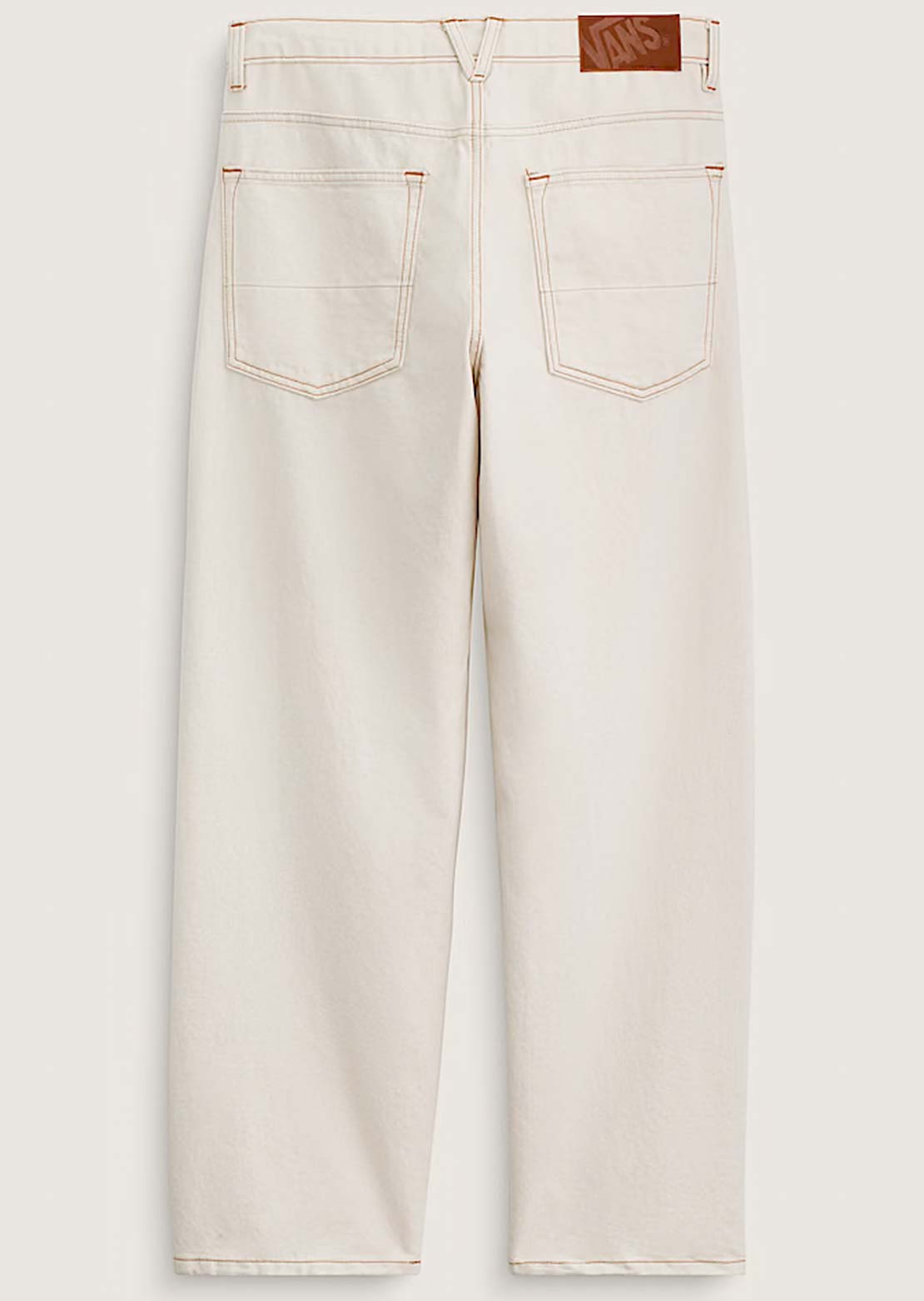 Vans Women's Check 5 Low Rise Baggy Pants Natural Seed