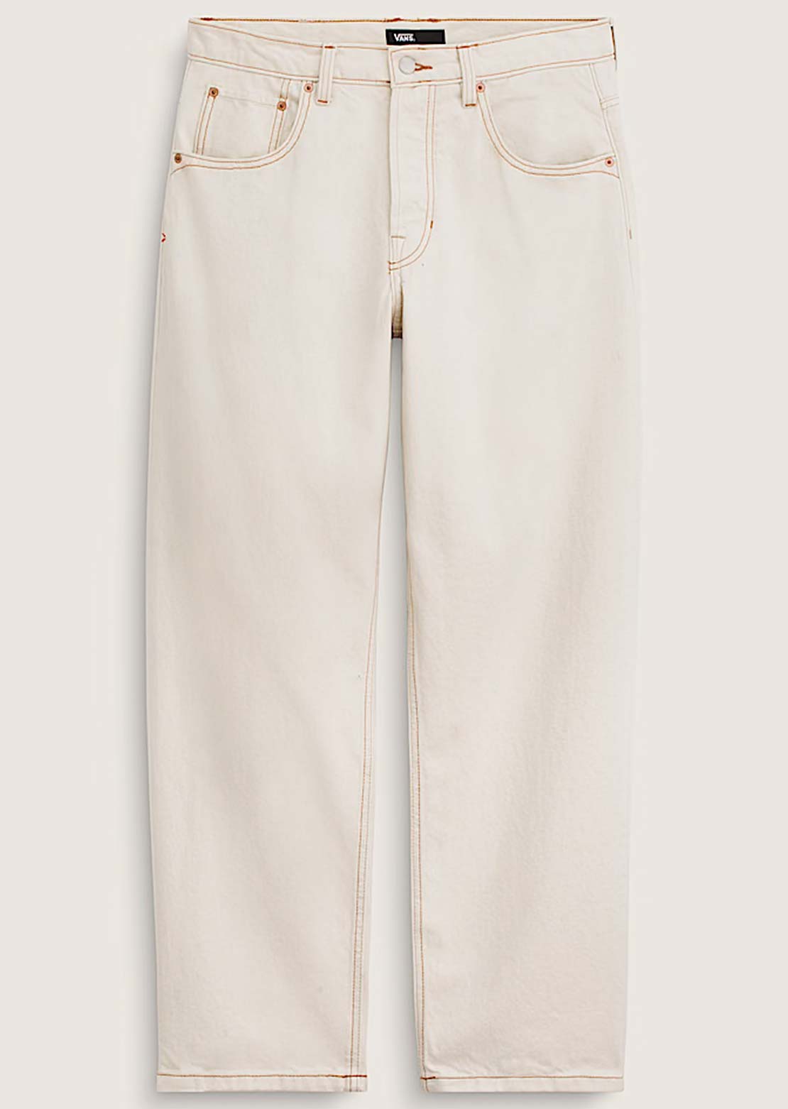 Vans Women's Check 5 Low Rise Baggy Pants Natural Seed