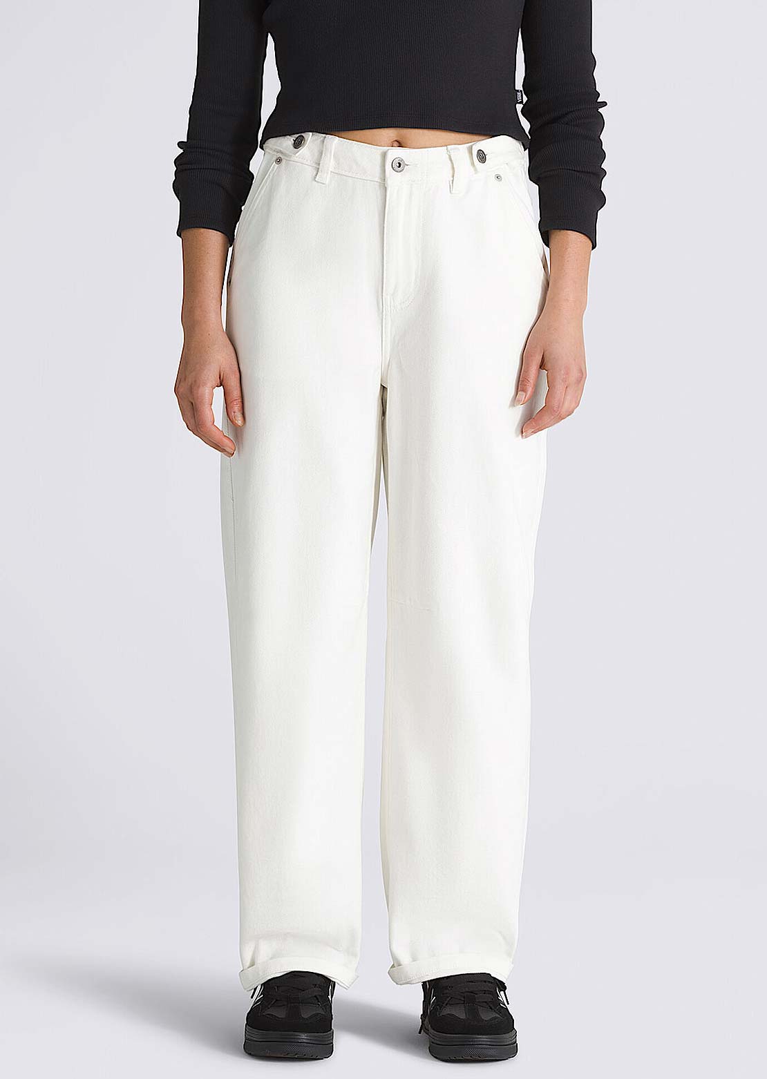 Vans Women's Curbside Pants Marshmallow
