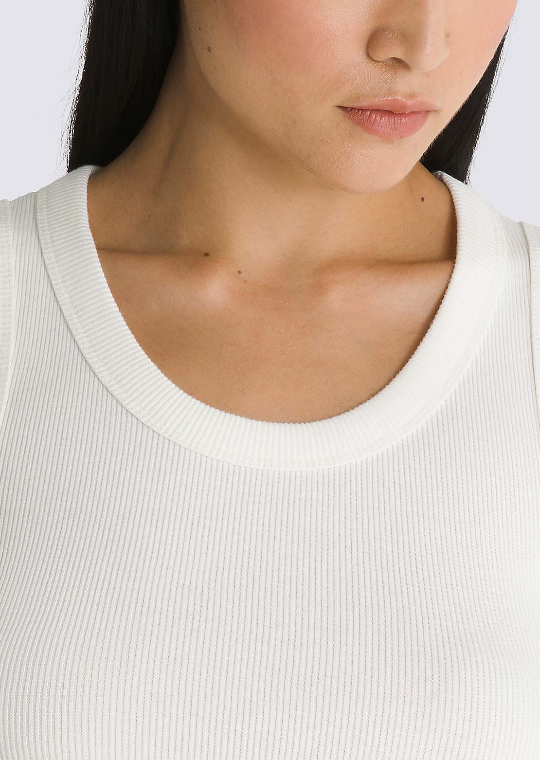 Vans Women's Drew Rib Tank Marshmallow