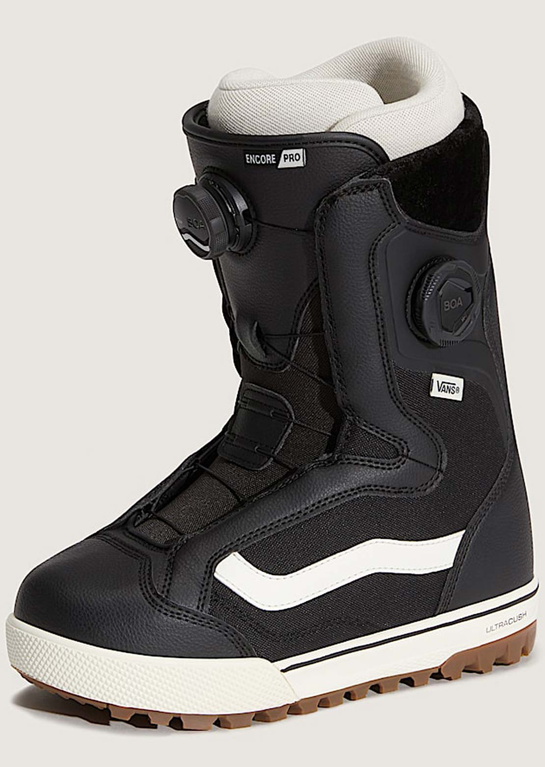 Vans Women's Encore Pro Snowboard Boots Black/White