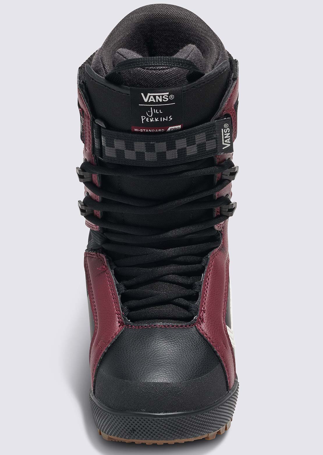 Vans Women's Hi-Standard Pro Snowboard Boots Jill Perkins Black/Burgundy