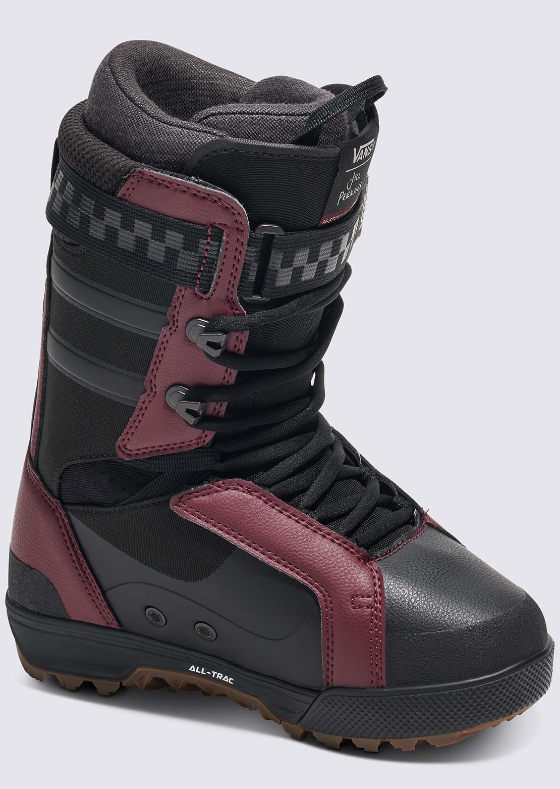 Vans Women's Hi-Standard Pro Snowboard Boots Jill Perkins Black/Burgundy