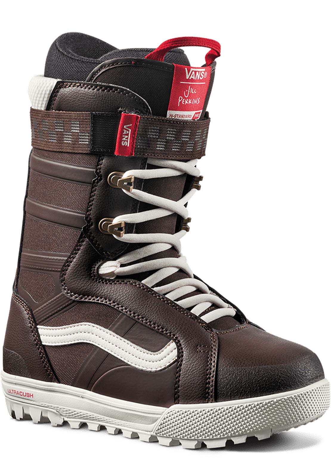 Vans Women's Hi-Standard Pro Snowboard Boots Jill Perkins Marshmallow Demitasse