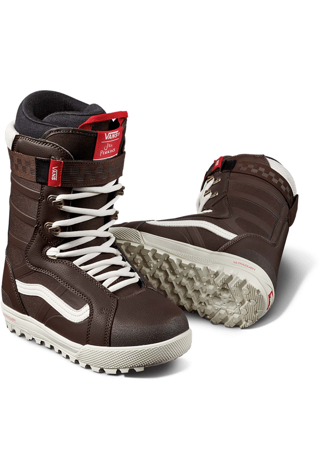 Vans Women's Hi-Standard Pro Snowboard Boots Jill Perkins Marshmallow Demitasse