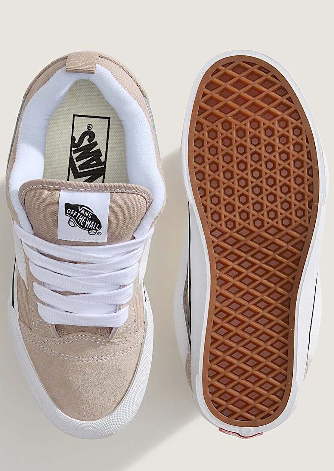 Vans Women's KNU Skool Shoes Color Theory Mushroom