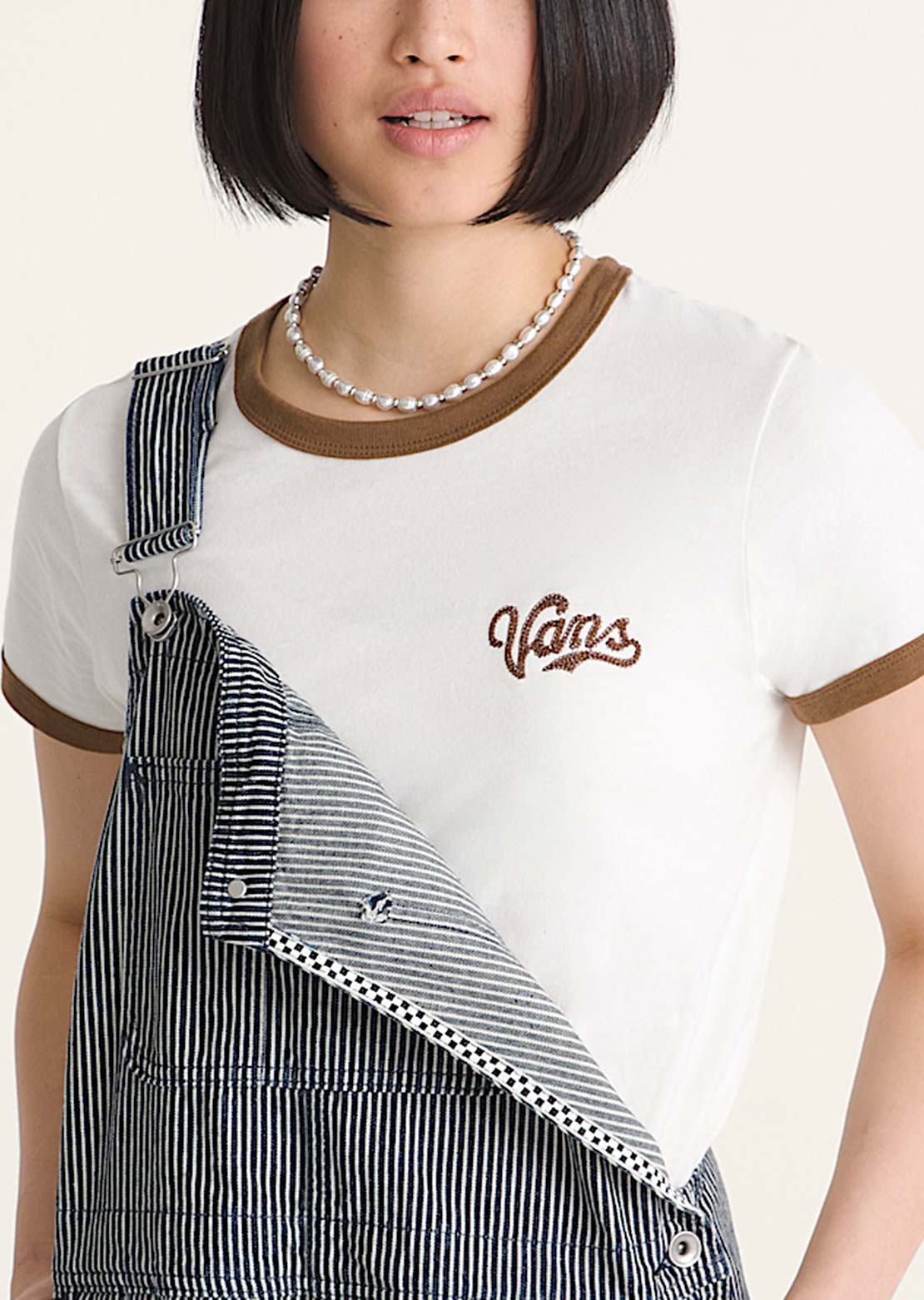 Vans Women's Lefty Script Ringer T-shirt