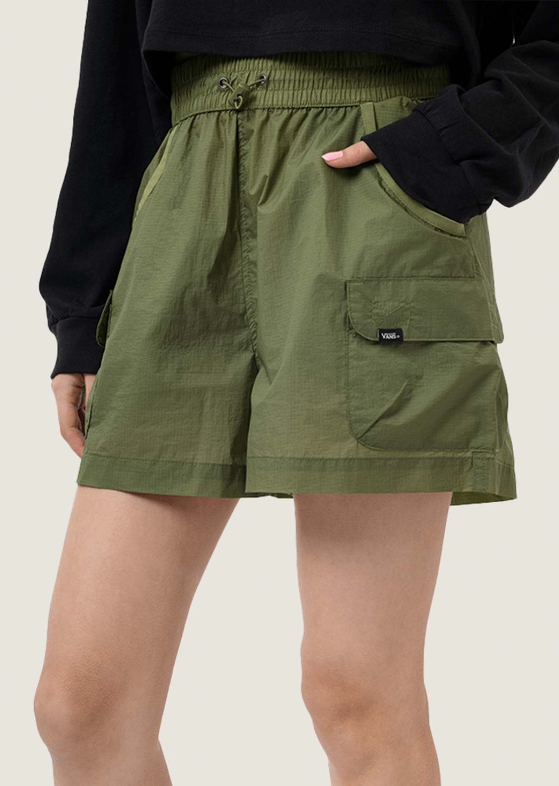 Vans Women's MTE Outbounds Windbreaker Shorts Loden Green