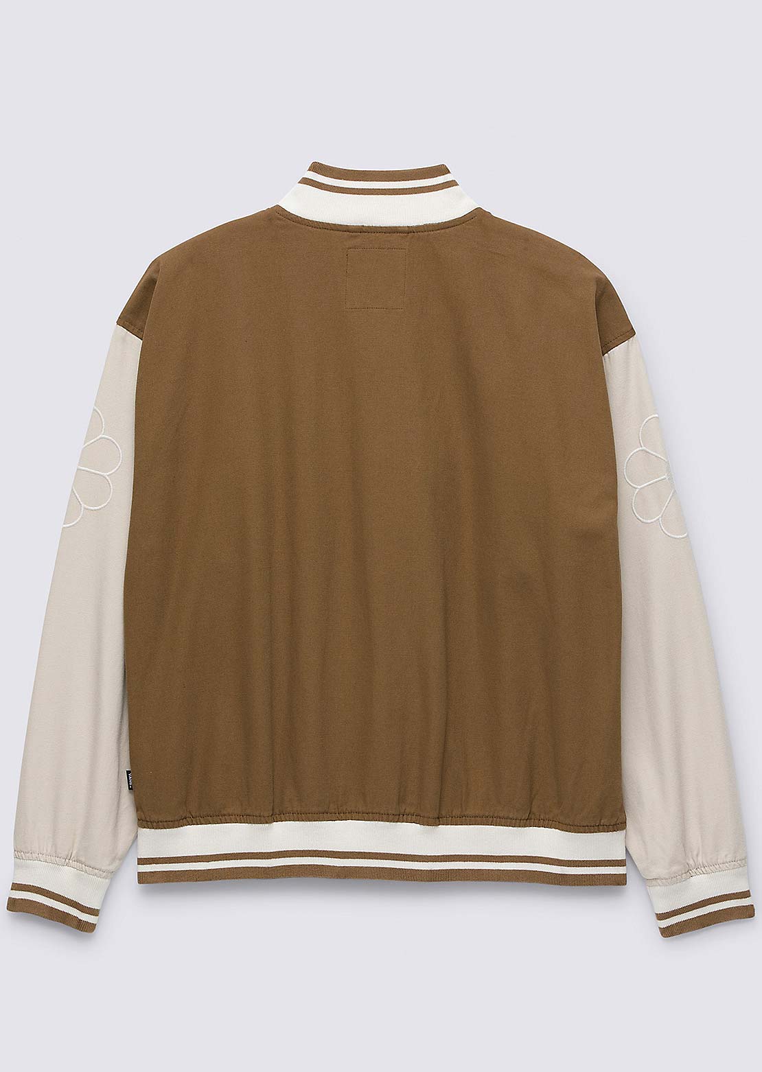 Vans Women&#39;s Music Lovers Club Bomber Jacket Sepia
