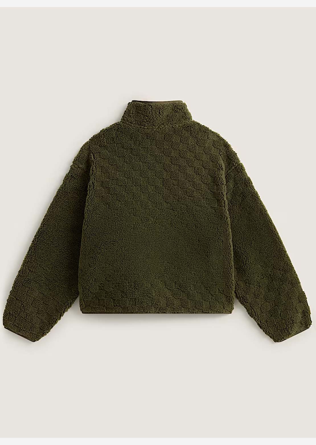 Vans Women's Queens High Pile Jacket Mossy Olive