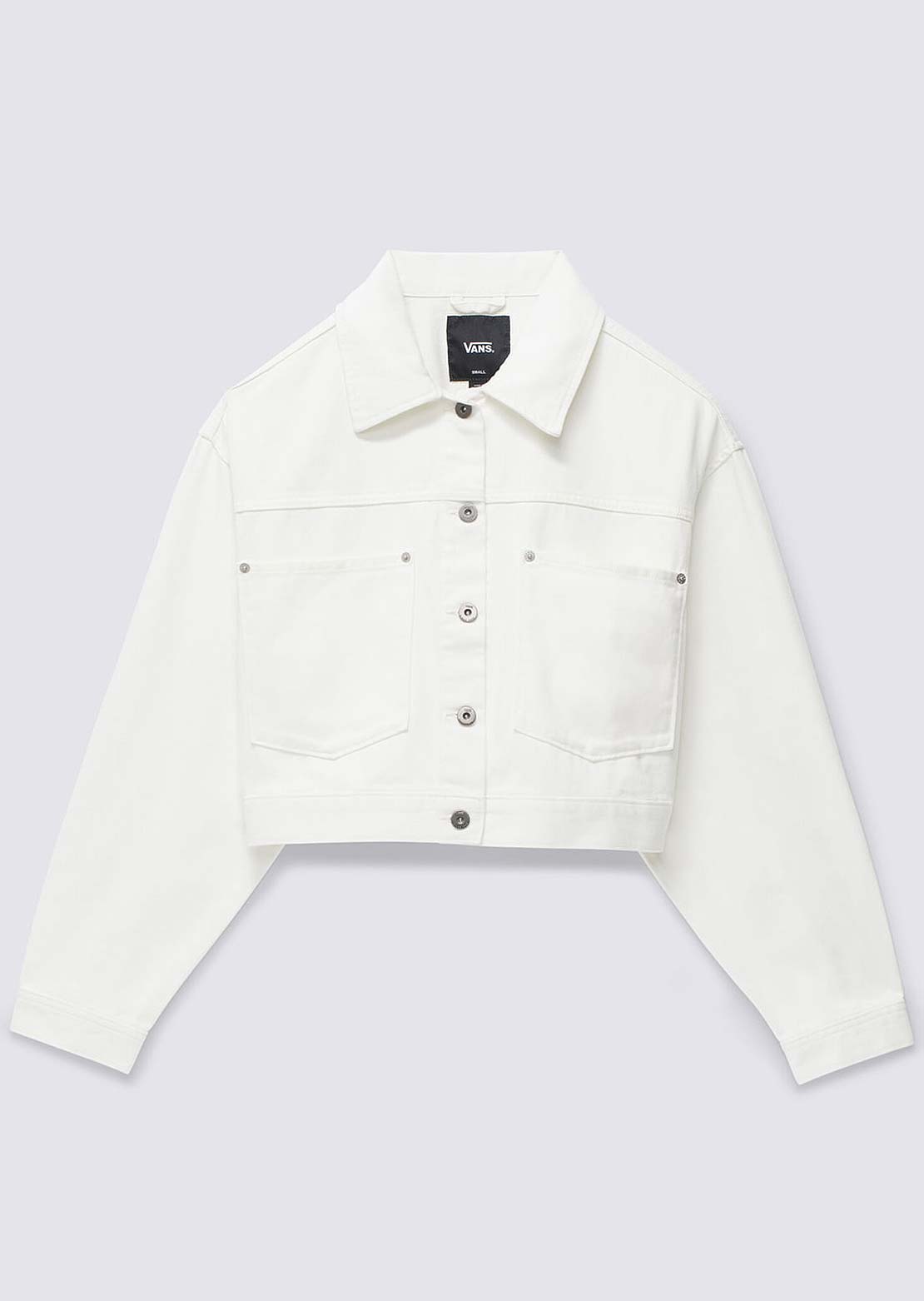 Vans Women's Raynes Crop Trucker Jacket Marshmallow