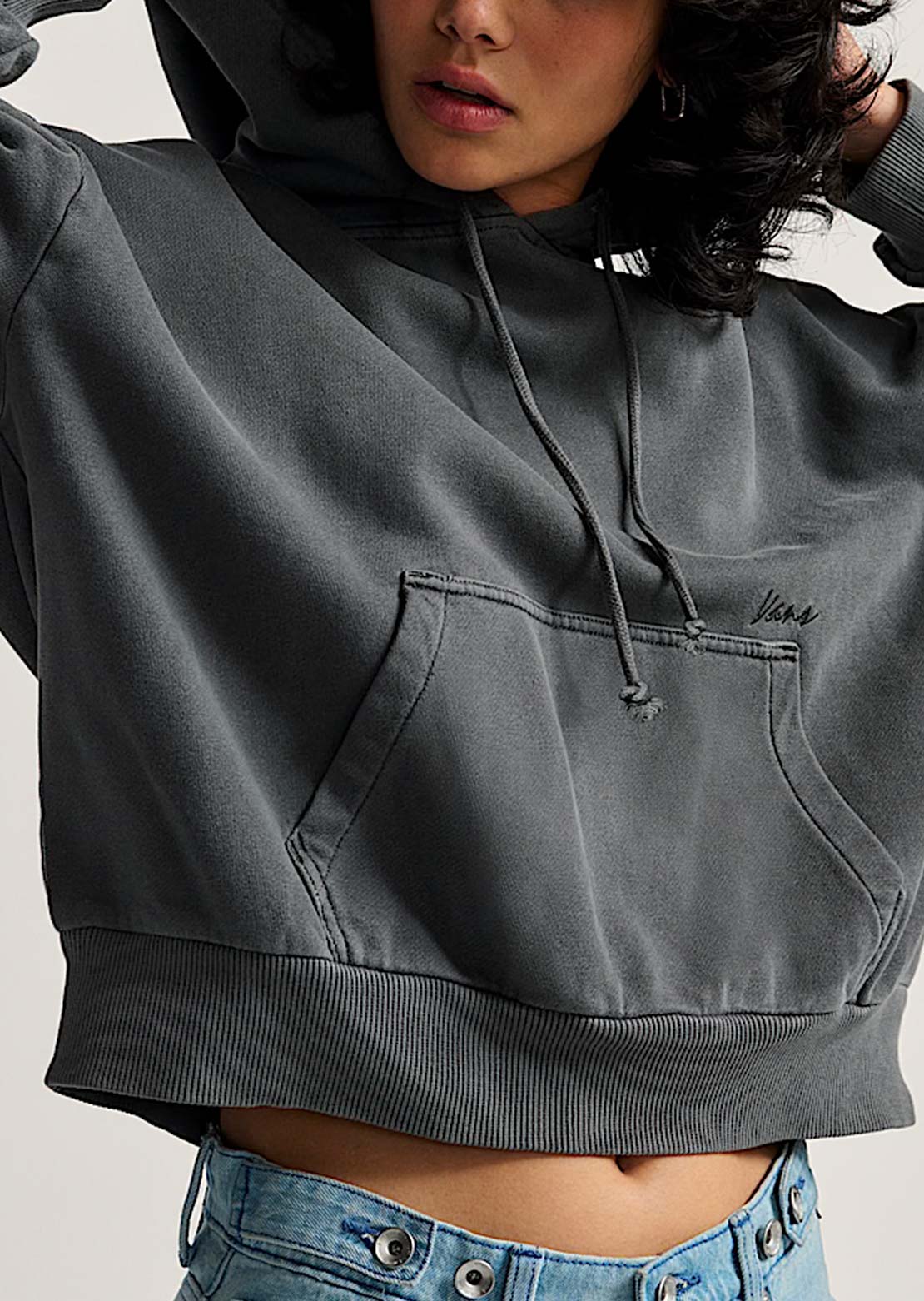 Vans Women's Retro Pullover Hood Asphalt