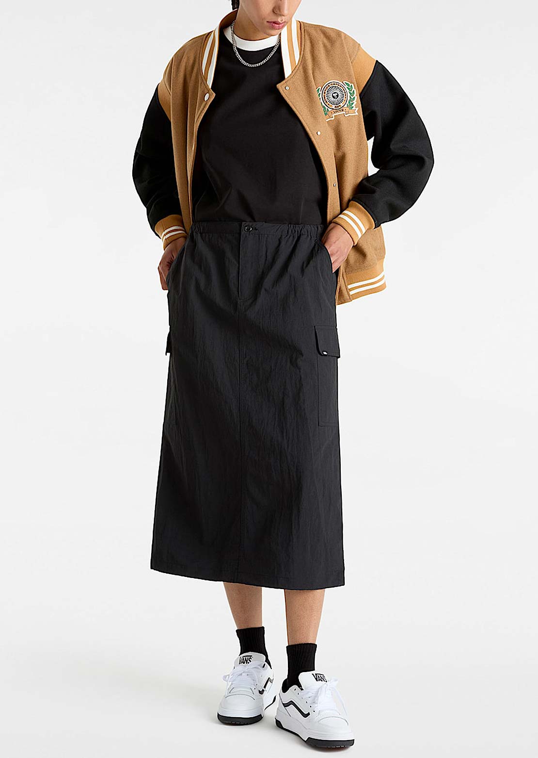 Vans Women's Riley Parachute Cargo Skirt Black