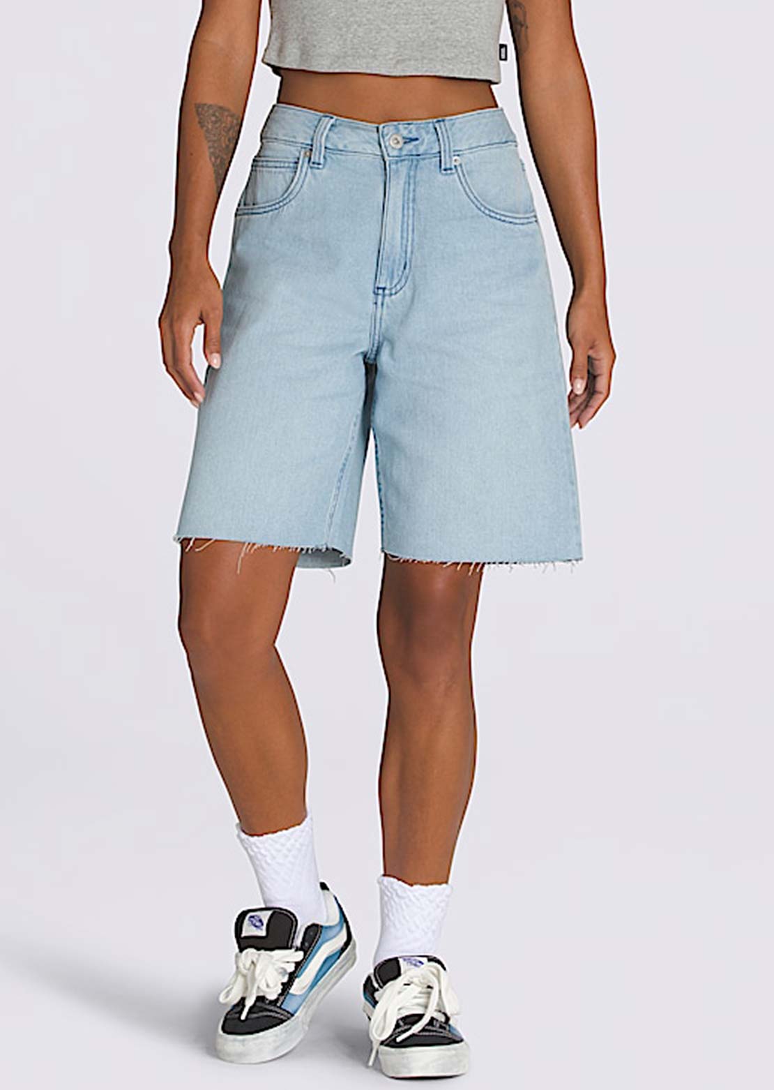 Vans Women's Sirelle Cut-Off Jorts Light Stonewash