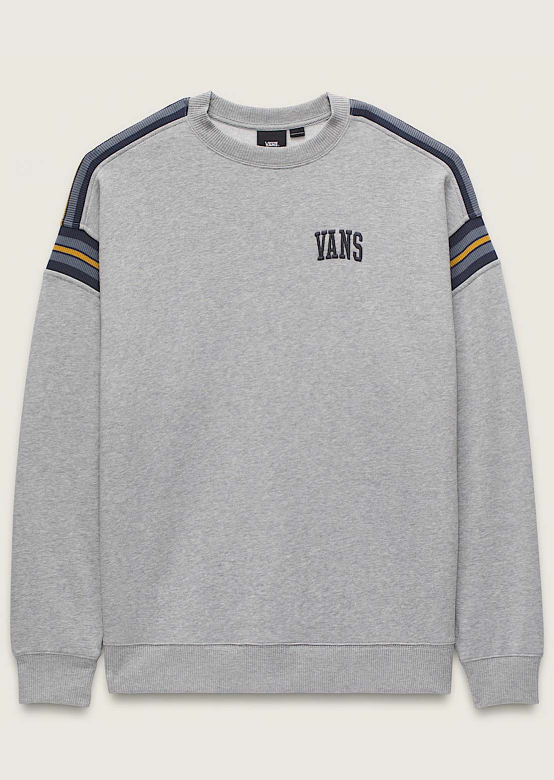 Vans Women's Stadium Oversized Crewneck Sweatshirt Cement Heather