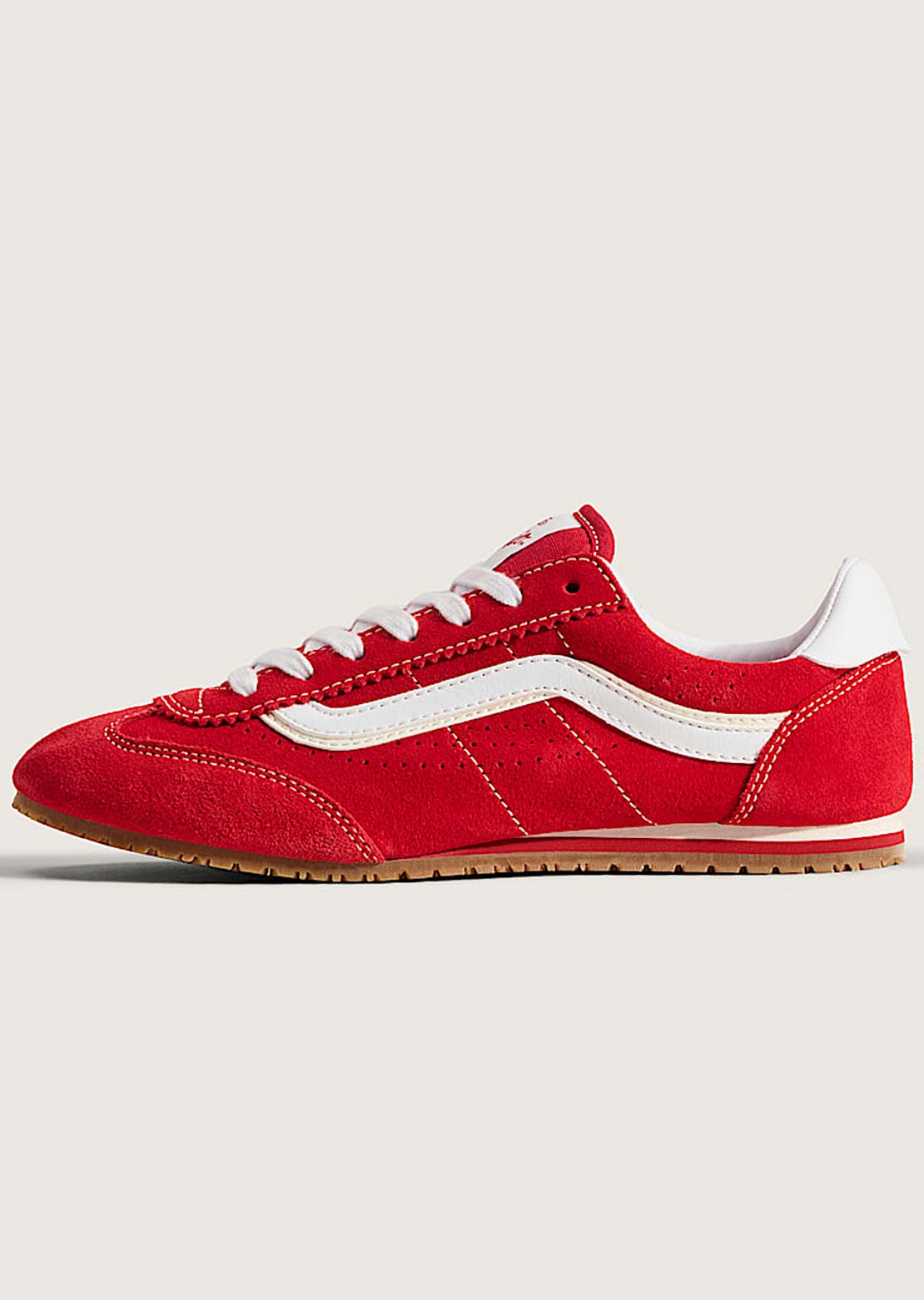 Vans Women's Super Lowpro Skate Shoes Racing Red