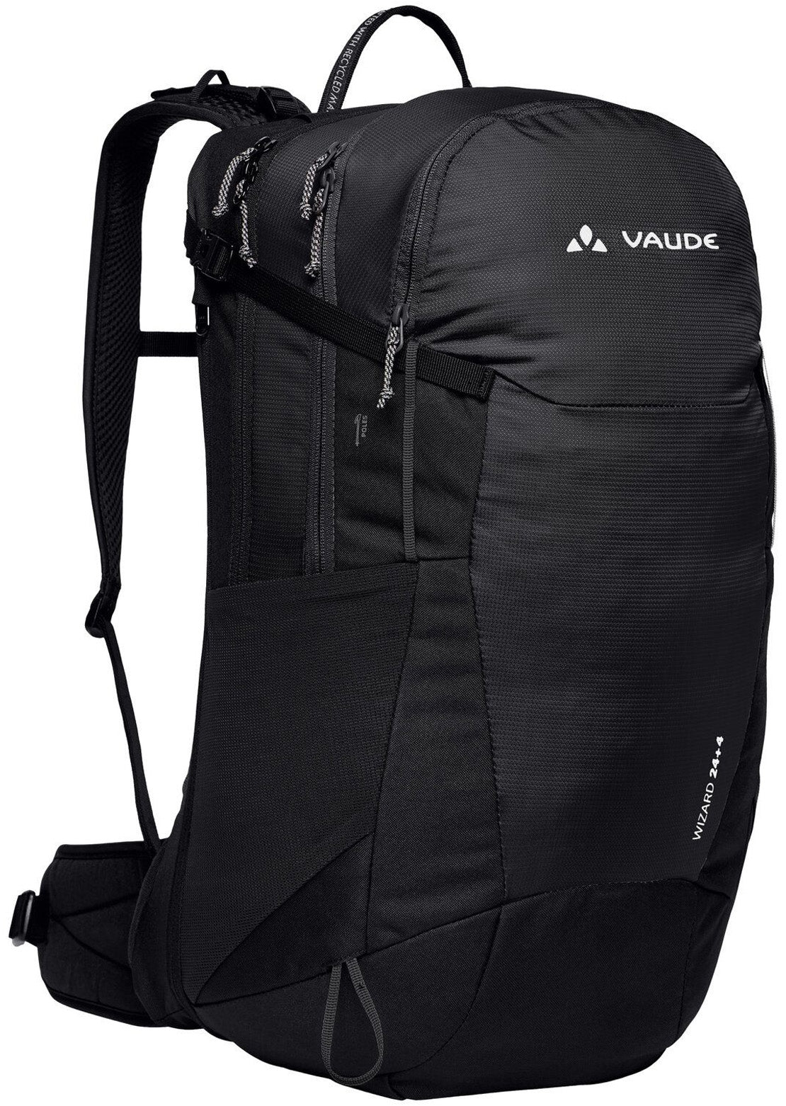 Vaude Unisex Wizard 24+4 Hiking Bag Black