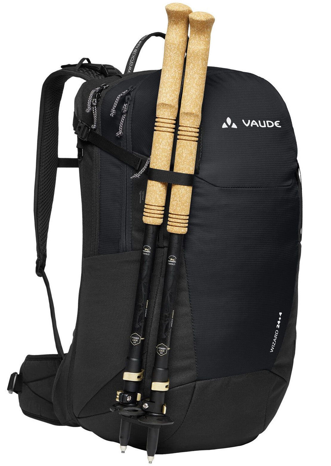 Vaude Unisex Wizard 24+4 Hiking Bag Black