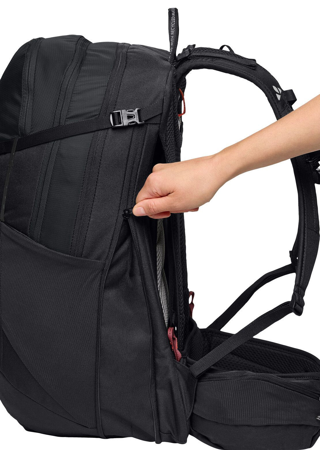 Vaude Unisex Wizard 24+4 Hiking Bag Black