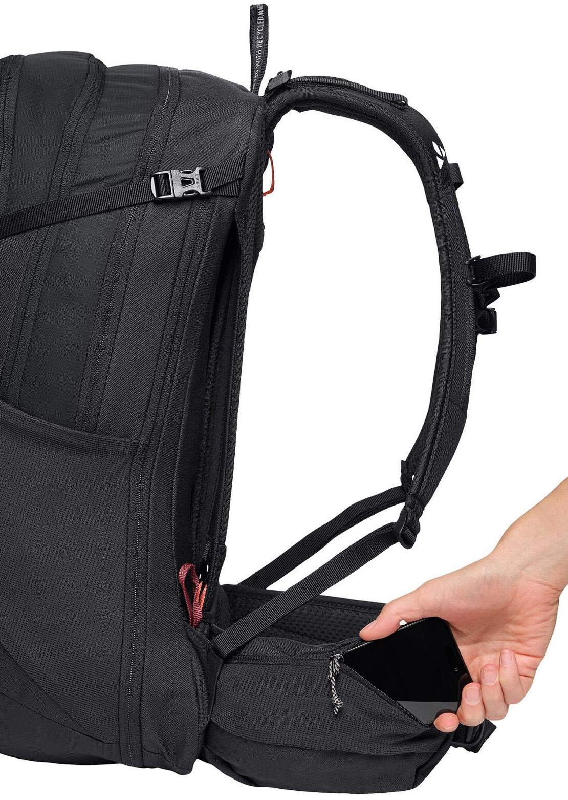 Vaude Unisex Wizard 24+4 Hiking Bag Black