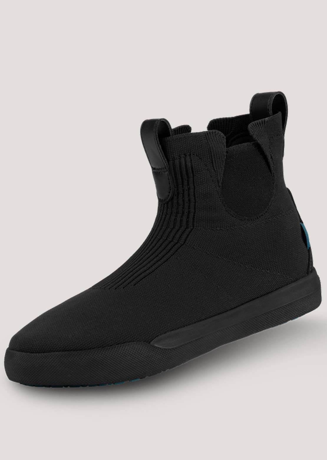 VESSI Men's Classic Chelsea Boots Asphalt Black On Black