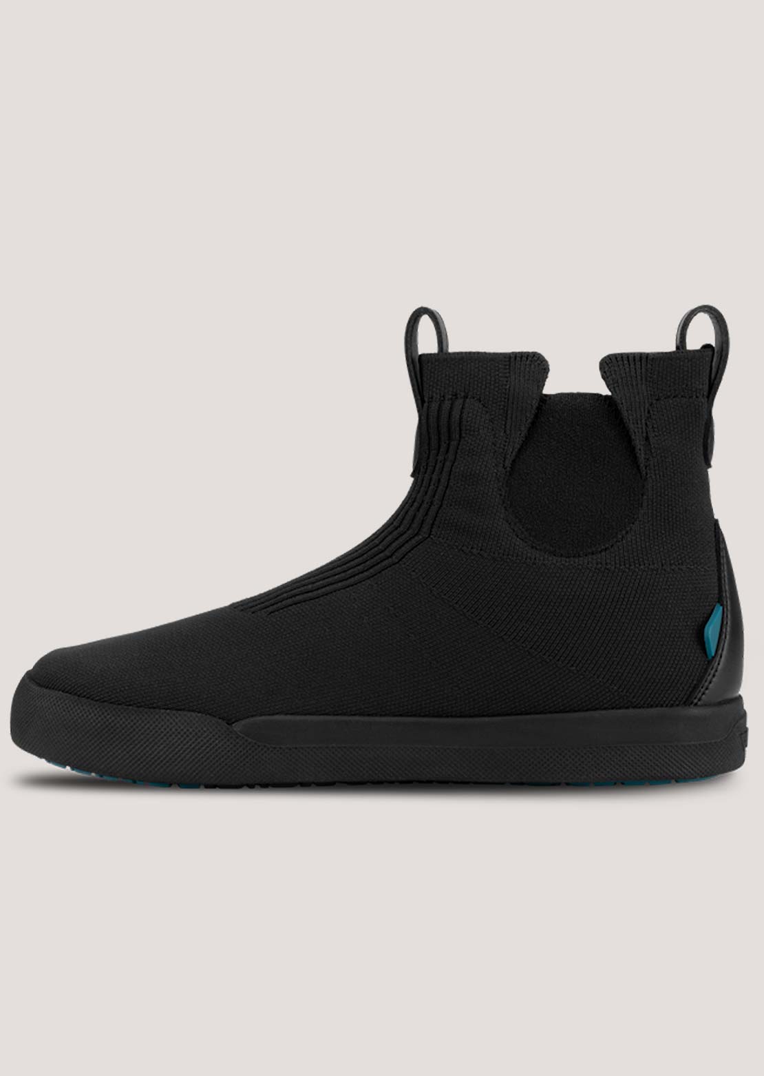 VESSI Men's Classic Chelsea Boots Asphalt Black On Black