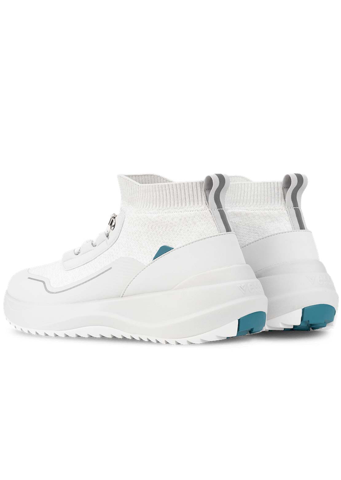 VESSI Women&#39;s Stormburst High Top Shoes Frost White
