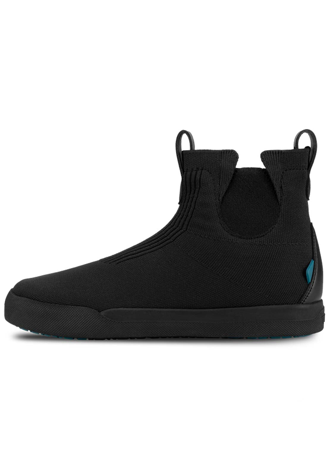 VESSI Women's Weekend Chelsea Shoes Asphalt Black on Black