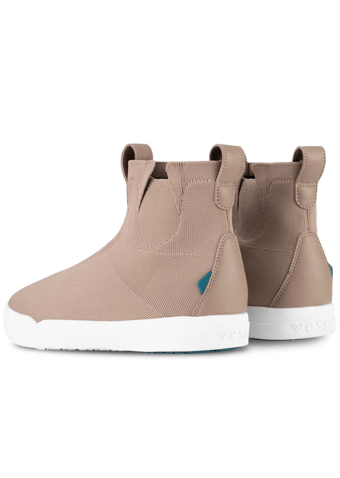 VESSI Women's Weekend Chelsea Shoes Shiitake Brown