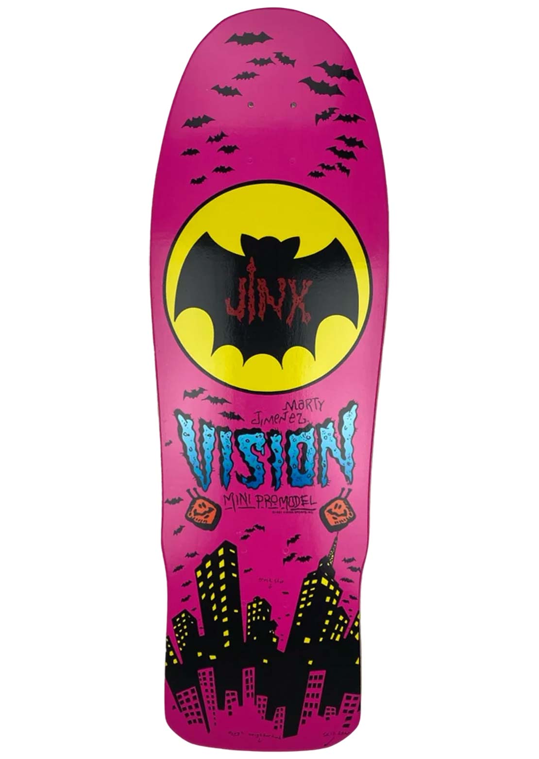 Vision Jinx Mini Love Limited Colorway Skateboard Deck