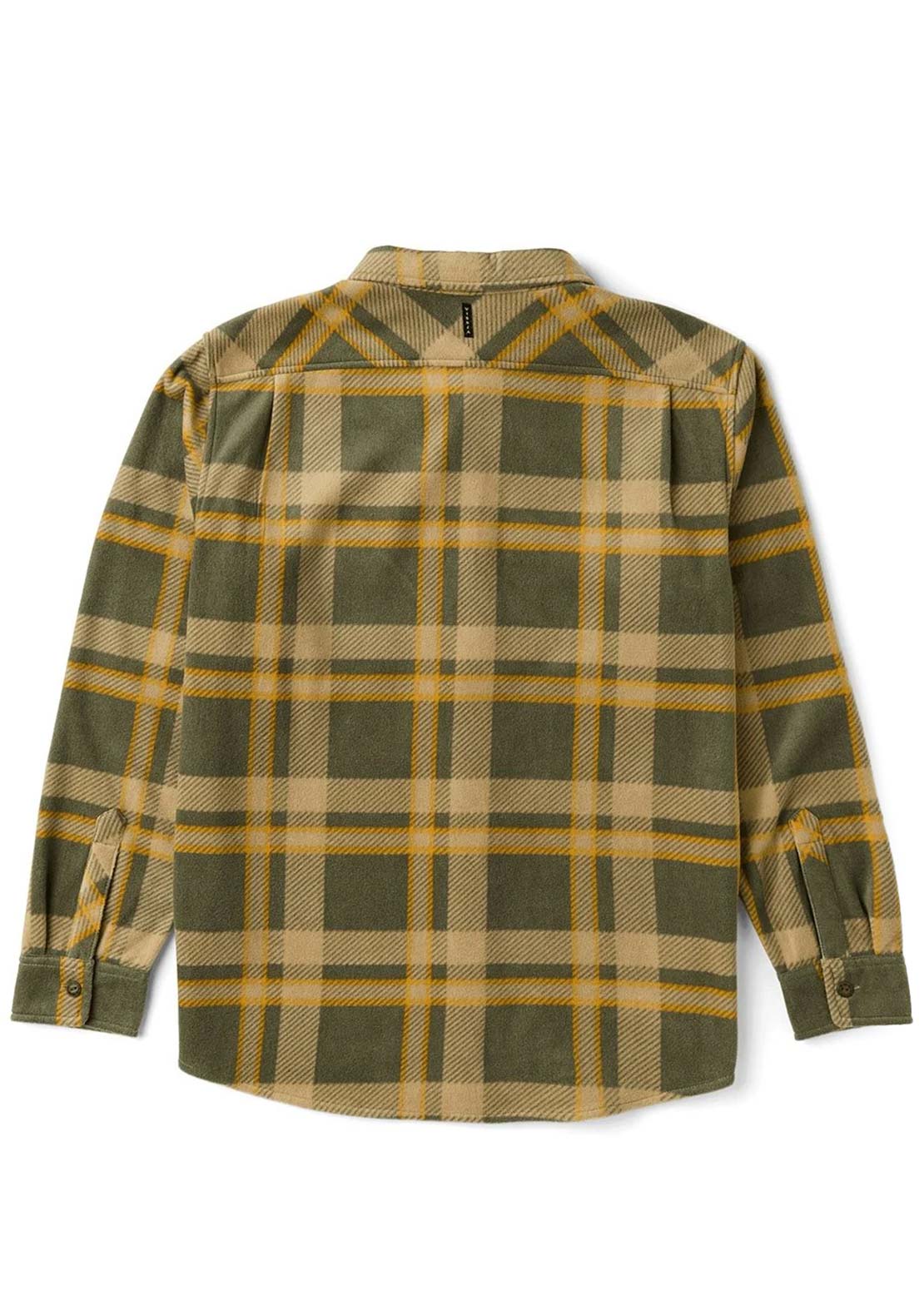 Vissla Men's Eco-Zy Long Sleeve Polar Flannel Button Up Shirt Surplus