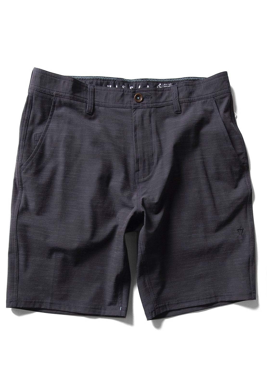 Vissla Men&#39;s Fin Rope Hybrid 19.5&quot; Walkshorts Midnight