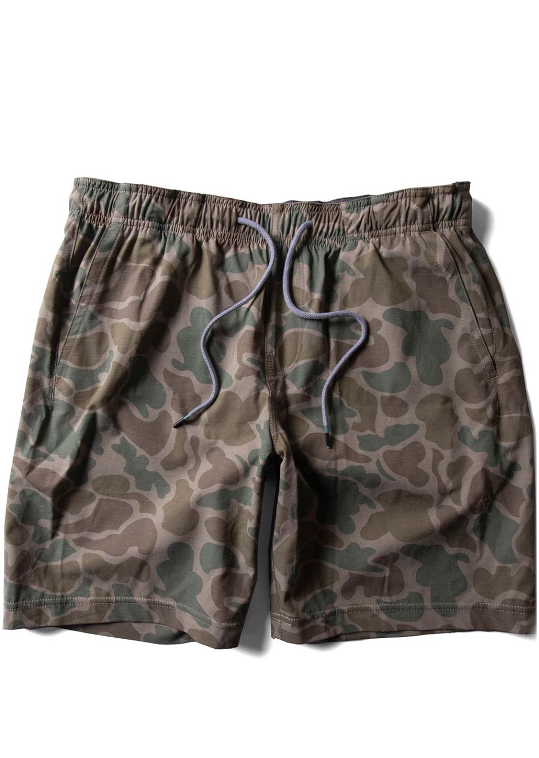 Vissla Men&#39;s Hemp No See Ums Eco 18&quot; Elastic Walkshorts Camo