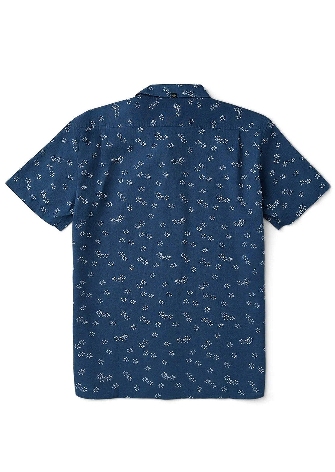 Vissla Men's In Bloom Button Up Shirt Dark Denim