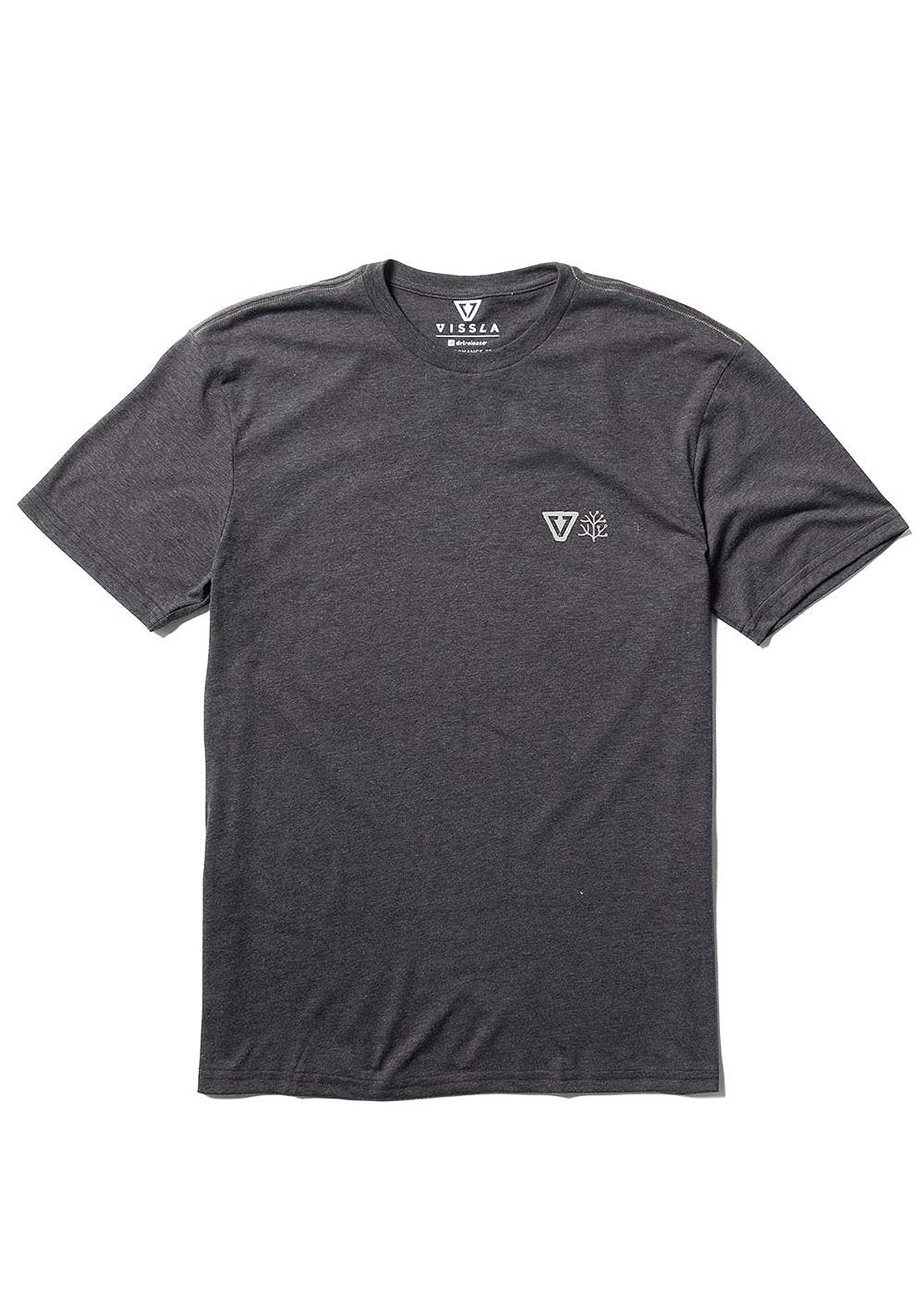 Vissla Men&#39;s Mega Lab Comp Lite Eco Performance T-Shirt Black