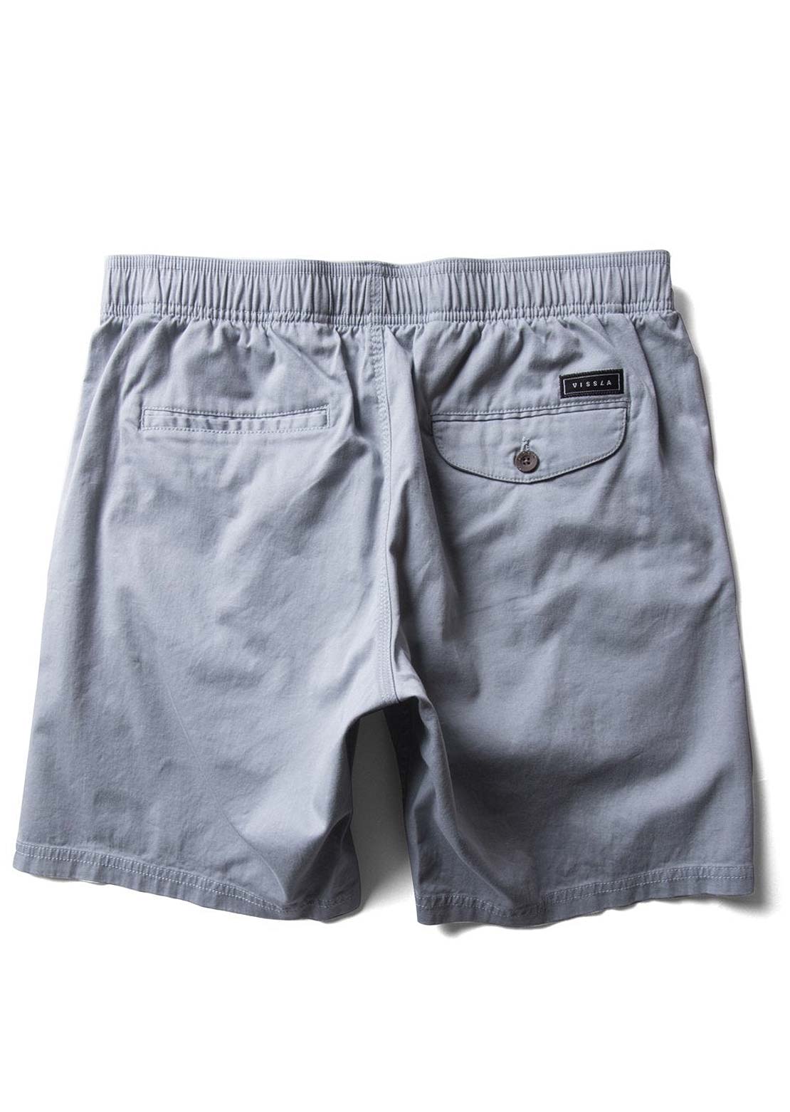 Vissla Men&#39;s No See Ums Eco 18&quot; Elastic Walkshorts Stone Blue